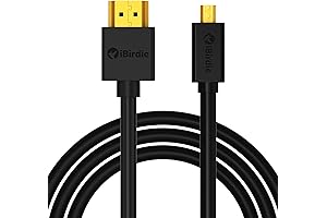 iBirdie Micro HDMI to HDMI Cable | Superior Performance for Your Visual Needs