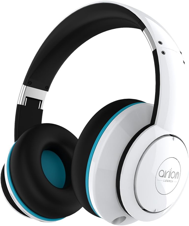 Extreme Clarity Headphone with ANC and 40mm Neodymium Acoustic Drivers for Music, PC, Gaming, Smartphone and Tablet (Deep Sonar 1 White)