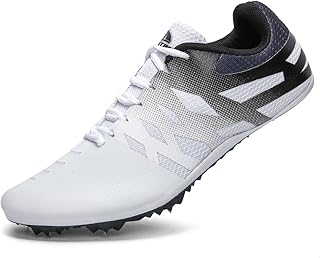 Track and Field Shoes for Men Women Kids Boys Girls 8 Spikes Running Racing Shoes Professional Sprint Sport Sneakers Track Spikes Distance Sneakers
