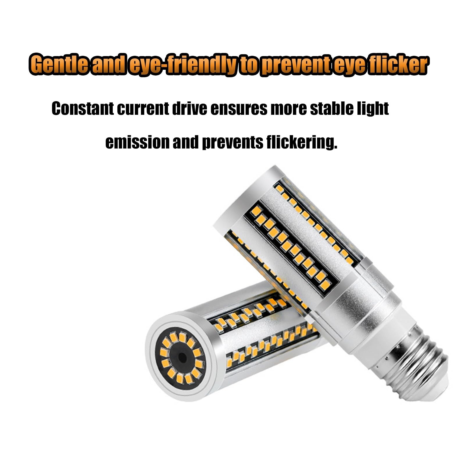 Confezione da 2 Lampadine LED a Forma di Mais, Attacco E27 da 15/20 W, Lampade Equivalenti a 150 Watt, per Illuminazione di Aree Commerciali Garage Magazzini e Strade(E27-20W,Warm)