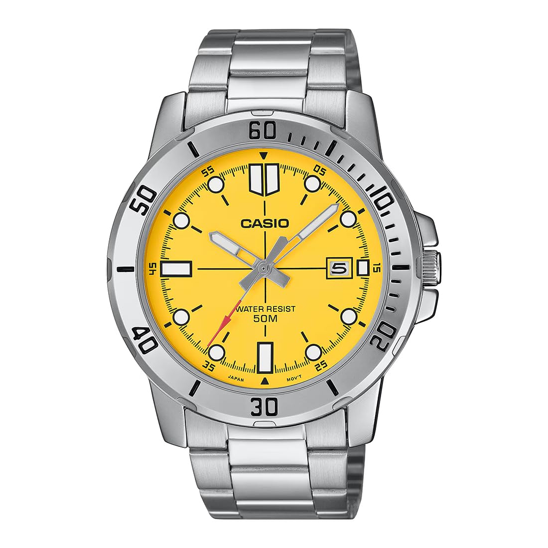 Casio Enticer Men Analog Yellow Dial Men MTP-VD01D-9EVUDF (A2340) (B0DBHLZRTT) Amazon Price History, Amazon Price Tracker