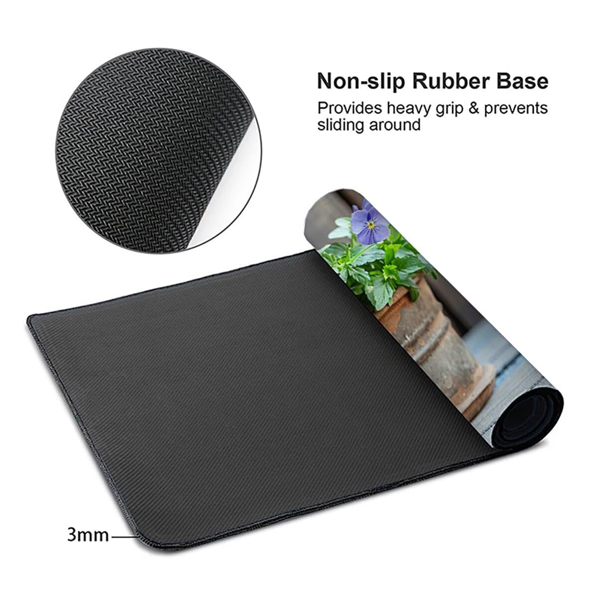 Alfombrilla Ratón Gaming XXL, Gaming Mouse Pad 1500x800x3mm, Protector Escritorio Antideslizante, Alfombrilla de Ratón Animal Perro Mousepad Grande Tapete Raton Jugadores de PC Oficina LMDT2374