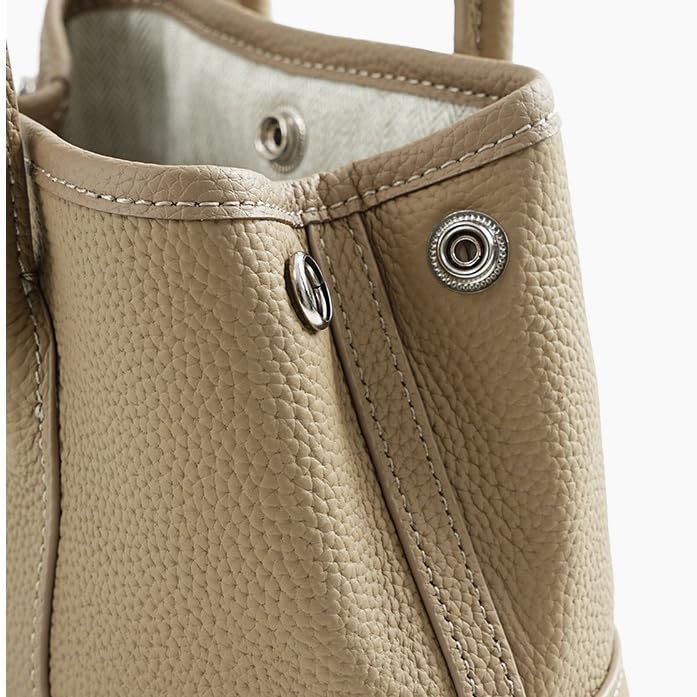 Tote Bag for Women, Genuine Leather Garden Top Handle Bags, Crossbody Shoulder Bags with Adjustable Shoulder Strap3