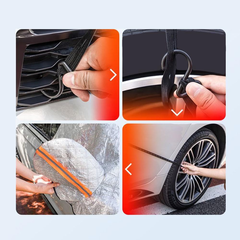 Copertura Parabrezza Auto Copri Parabrezza per Porte SPATEN XP140 2012-2020, Inverno Antighiaccio Protezione Parabrezza Addensare
