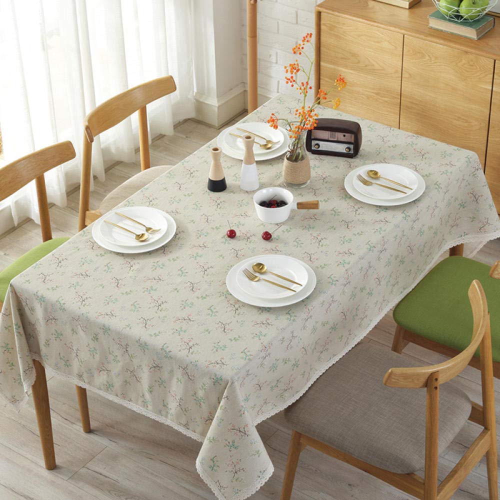 Nappe anti-poussière en lin pour protéger et embellir une table basse de salon