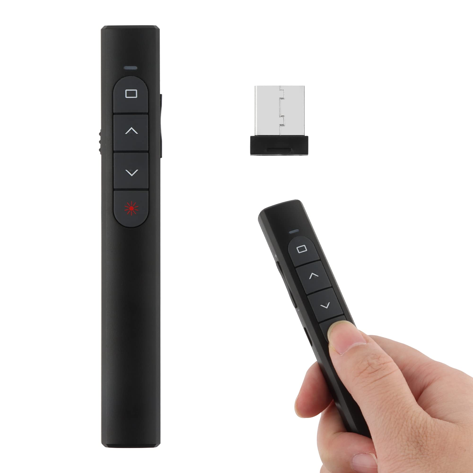 Buy QKTYB Presentation Clicker Rechargeable Powerpoint Clicker Wireless