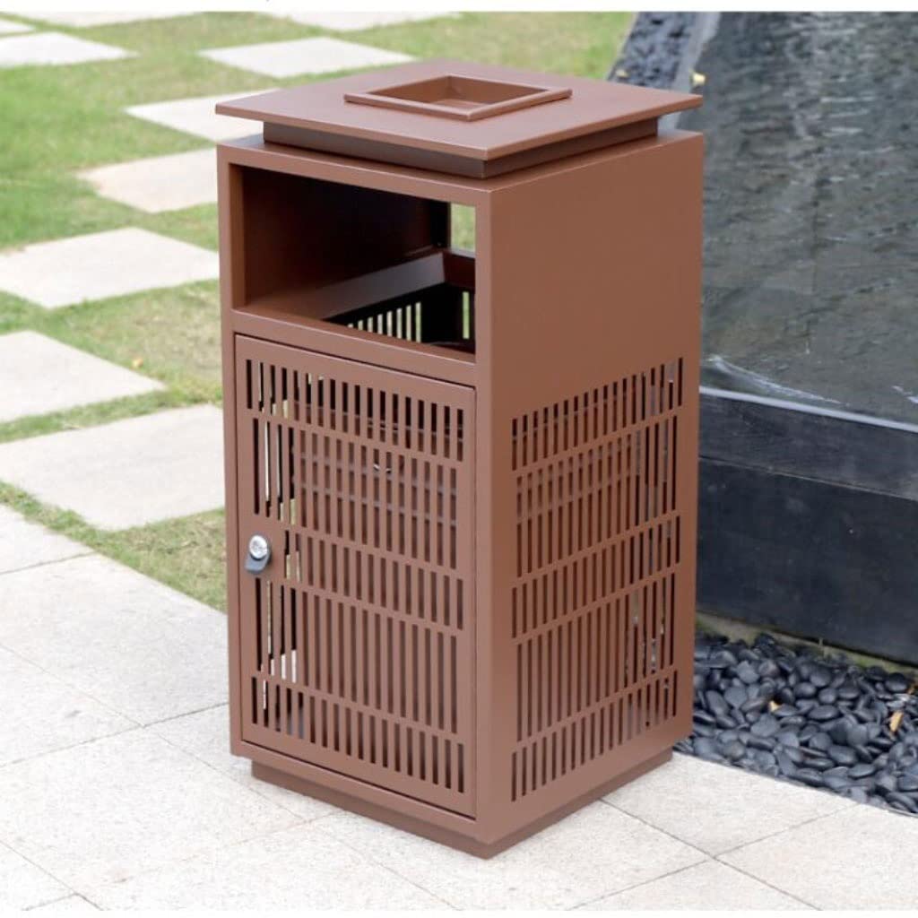 cigarette trash can amazon SDVantage Outdoor Vertical Ashtray Trash Can Butt Receptacle - Cigarette Disposal Tower - Commercial Ashtray Site Saver Combo Choose this combination for added savings JOYNOW Cigarette Butt Disposal Outdoor