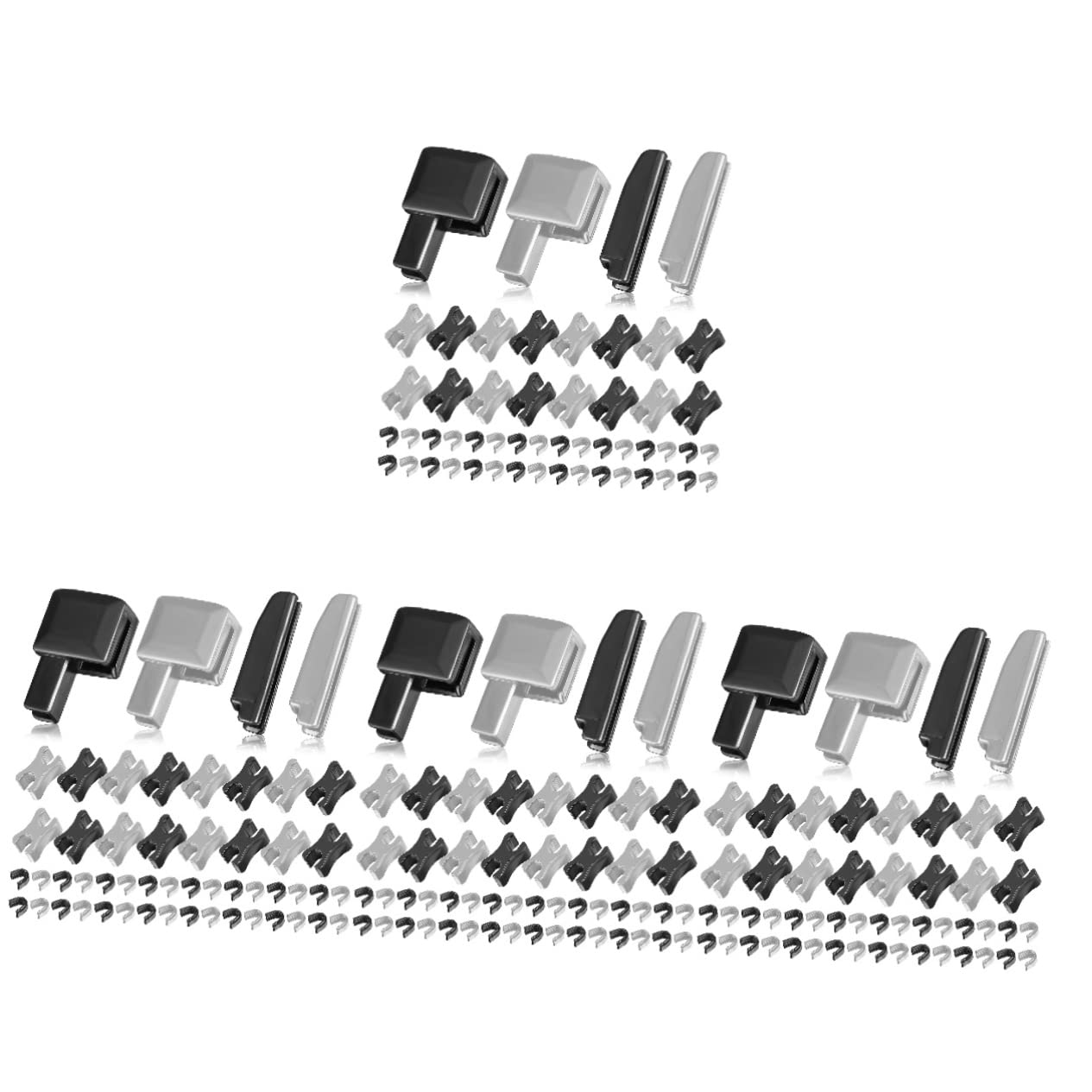 ULDIGI 4pièces Kit De Réparation De Accessoires De Réparation Pour Vêtements à Valises Et Jeans De Remplacement Pour Tirettes Zip