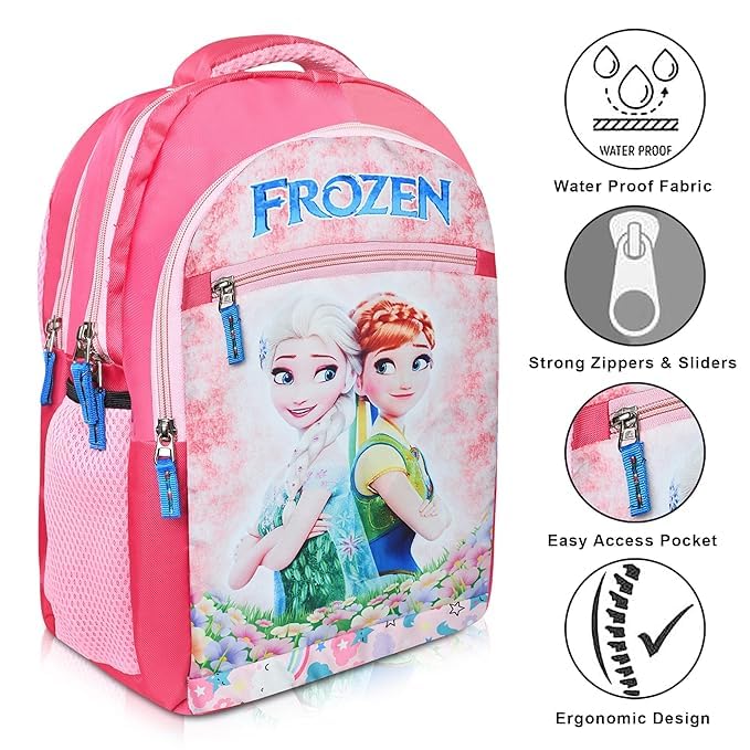 Image of Stylbase Kid School Backpack Bag for Girls and Boys | Ideal School Picnic Travel & Travelling Bag |17 Inches 4 Compartments, Water-Resistant Multipurpose for Kids