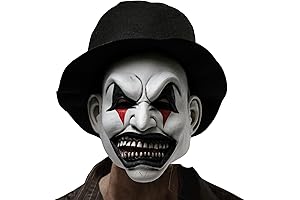 Smiling Evil Clown Mask Halloween Scary Mask