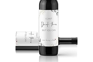 Pregnancy Announcement Wine Labels - 8-Pack Reveal to Family and Friends