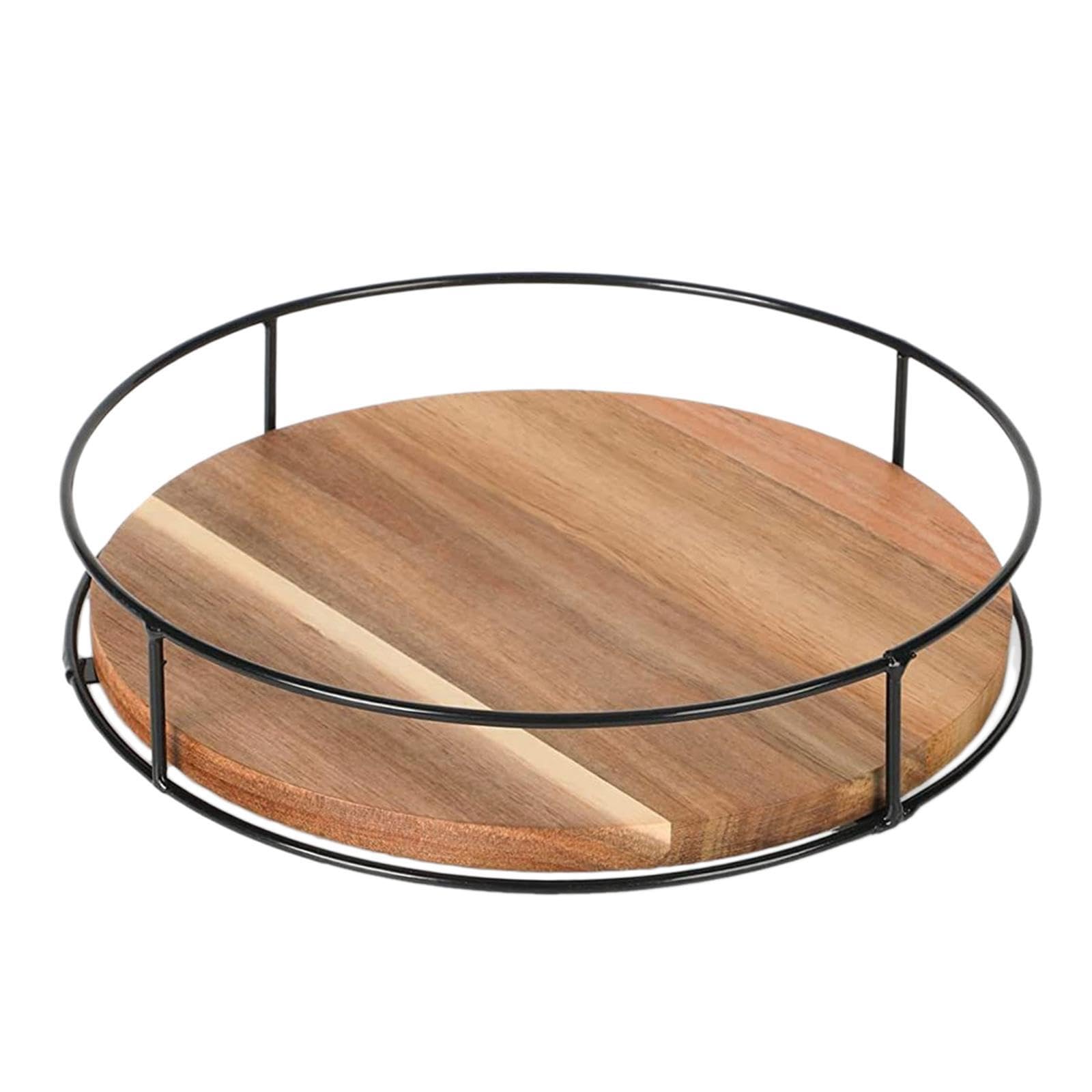 Alcxazs Turntable Tray For Table Organizer Offers Unique 360 Degree Access For Both Spices And Snacks Not Only Is Spice Rack But Also Can Be Used As Cosmetic, 10 Inch
