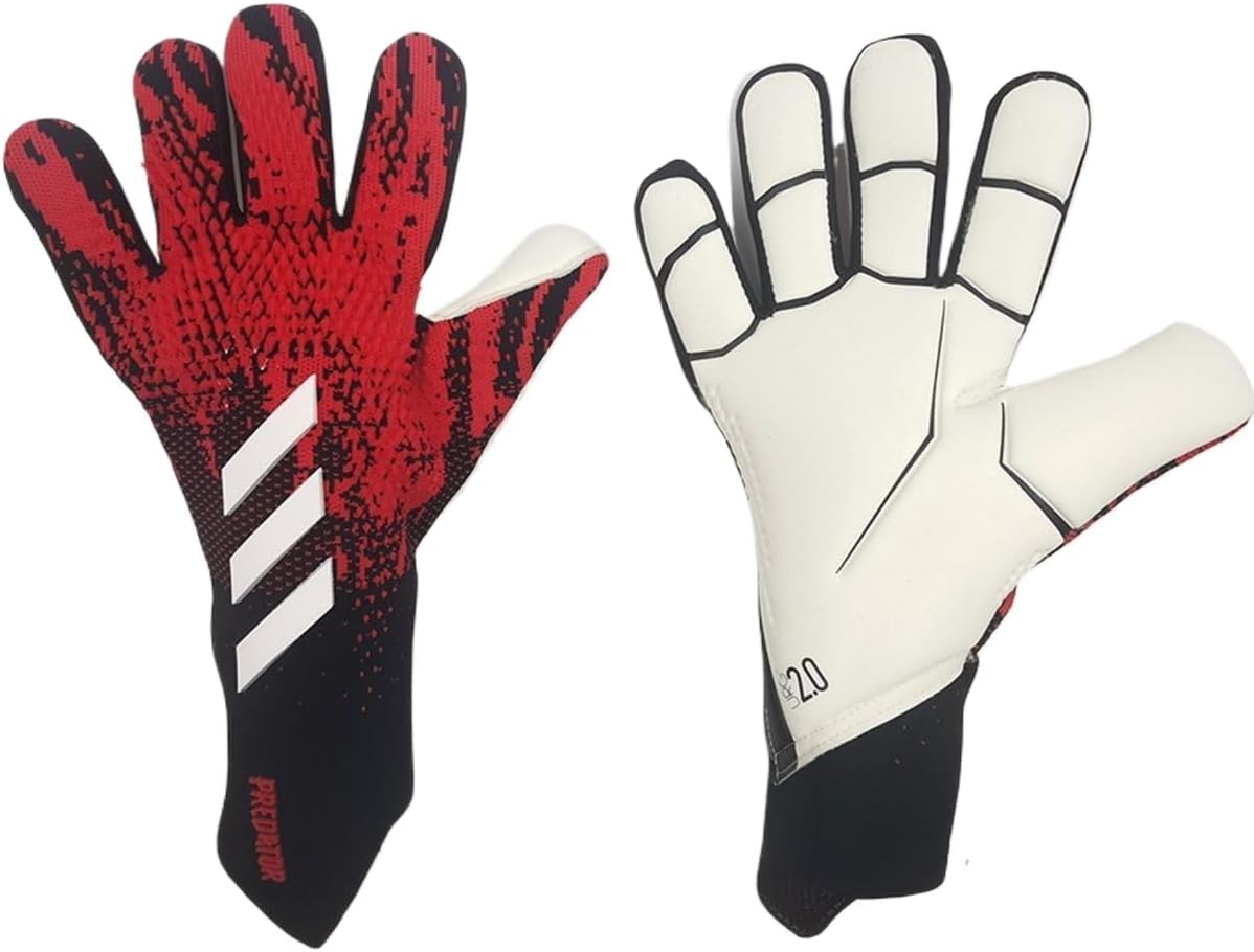 Soccer Goalkeeper Gloves Goalie Training Gloves Strong Grip Anti-Slip and Breathable for Adults and Children