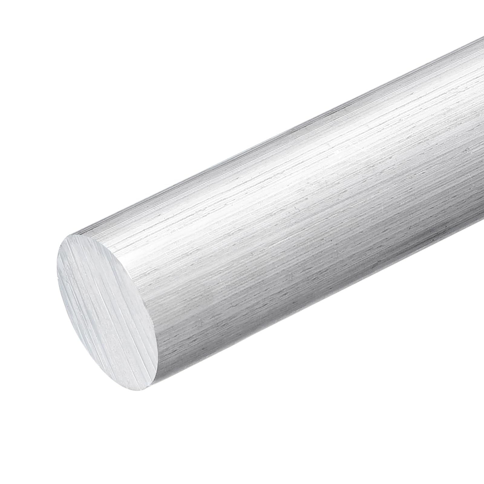 QUARKZMAN 1 Pieza Barra Redonda De Aluminio De 1 1/2"(38mm) De Diámetro, 12"(305mm) De Longitud Barra Maciza De Aluminio 6061 Para Industria Construcción Artesanías DIY