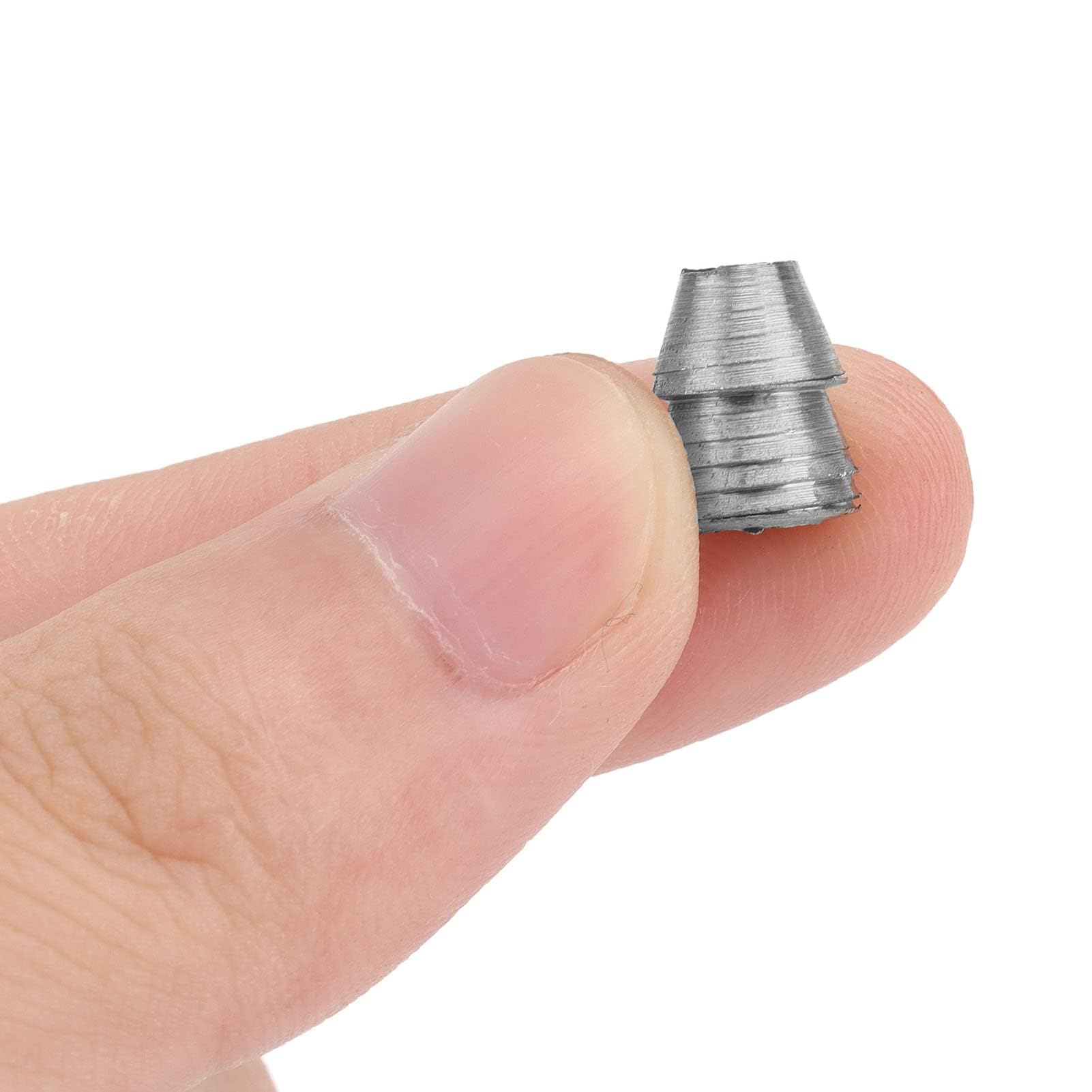 20 Piezas Cuñas de Mango Redondo de Acero para Martillo Hacha y Herramientas de Carpintería Diámetro 10 mm (Diámetro 10 mm / 0,39 pulg.)