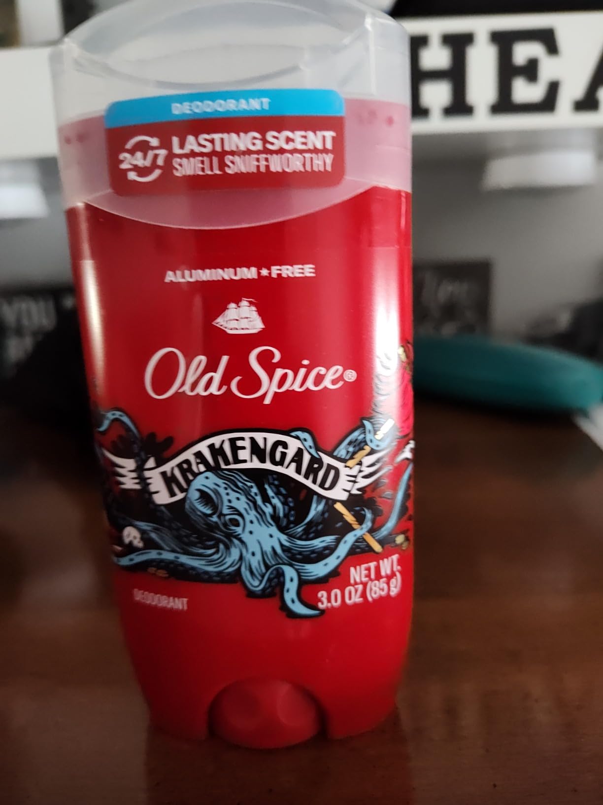 Old Spice Aluminum Free Deodorant for Men, 24/7 Odor Protection, 24/7 Freshness & Lasting Scent, Goes on Clear, Bearglove with Crisp Orchard Scent, 3.0 oz (Pack of 3)