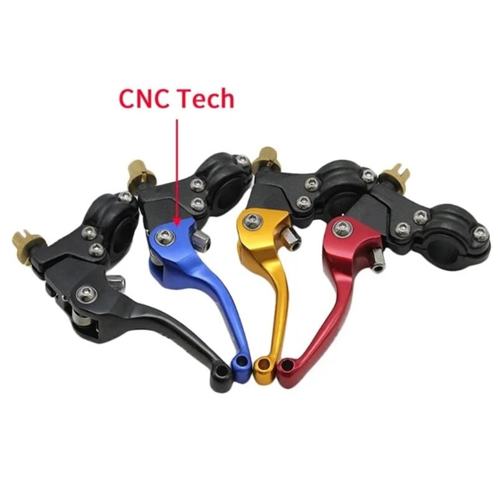 Kit frizione completa Leva freno frizione universale, adatta per CRF KLX Motocross ATV fuoristrada, parti da 7/8 pollici 22 mm. A5KD(Black)