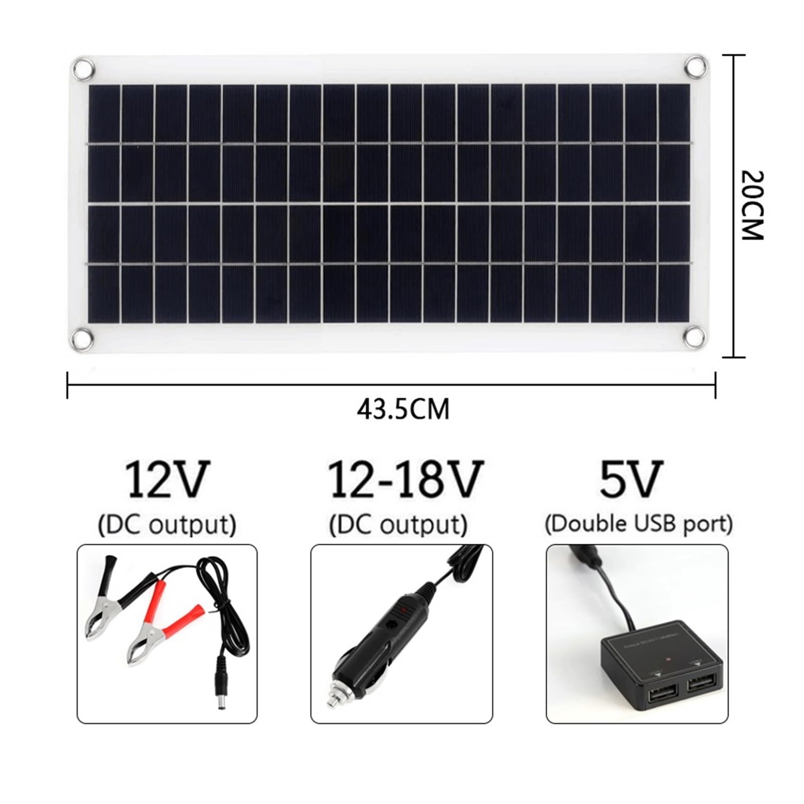 Kit de panel solar Bomba de agua solar sin escobillas Panel fotovoltaico de celda solar Bomba de agua de fuente Bomba de estanque de piscina de agua Impermeable y duradero