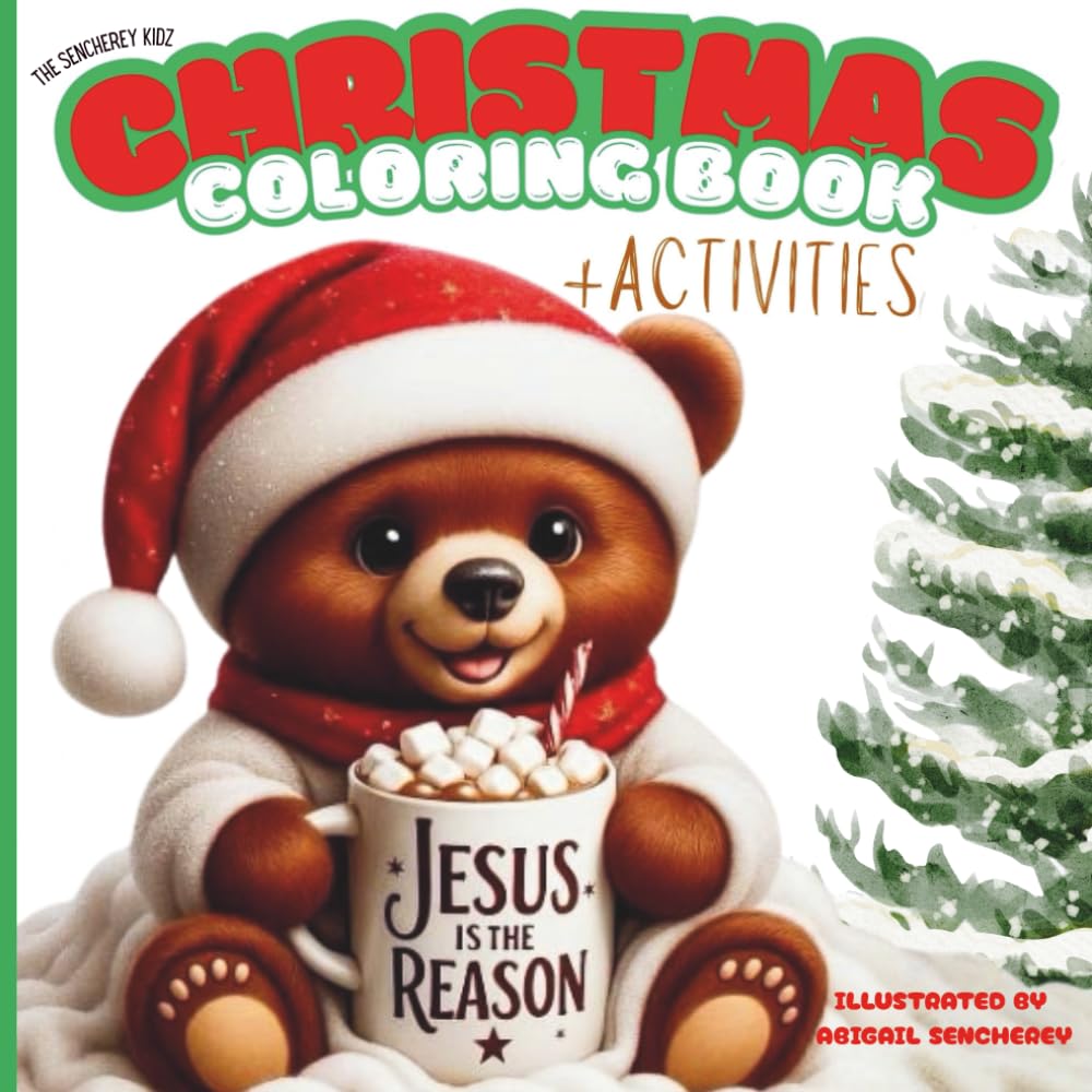 The Sencherey Kidz: Christmas coloring and Activities Book