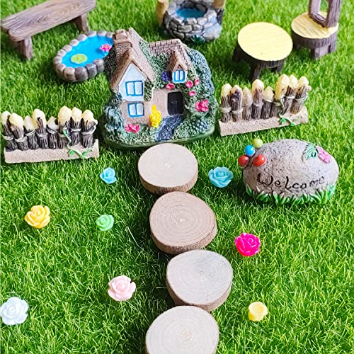 KKSTY Fairy Garden Accessories, Fairies Welcome Garden Kit - Image 3