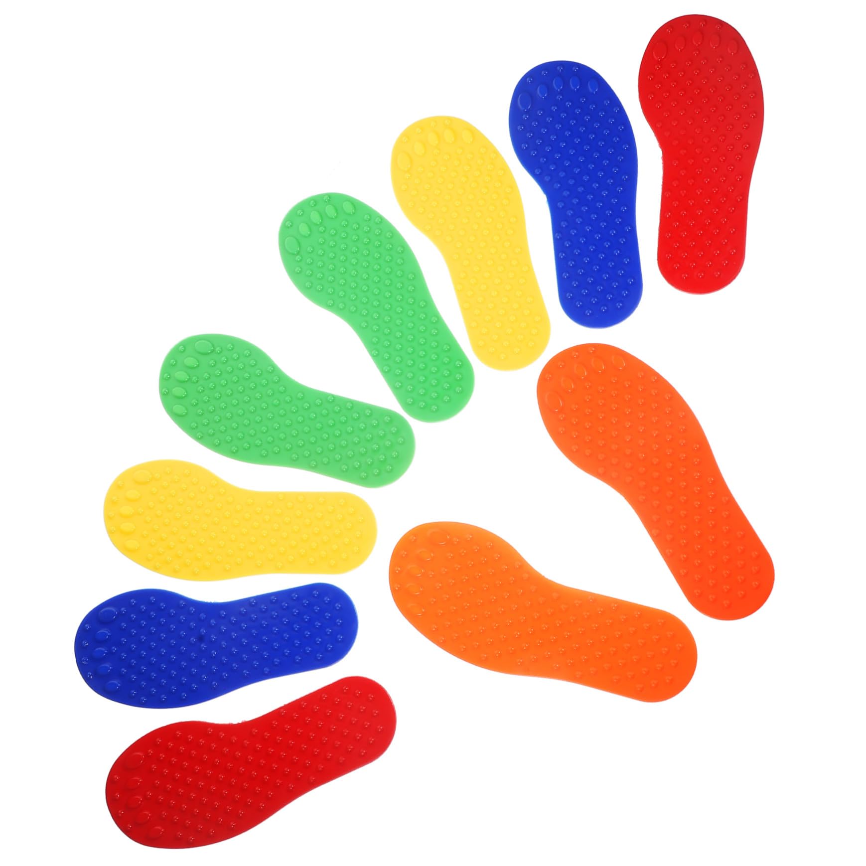 Hemobllo Marqueurs de Sol de Pied pour Entraînement de Tennis et Football, Lot de 10 Pièces en PVC, Polyvalents et Faciles à Installer pour Terrains Extérieurs Style Aléatoire