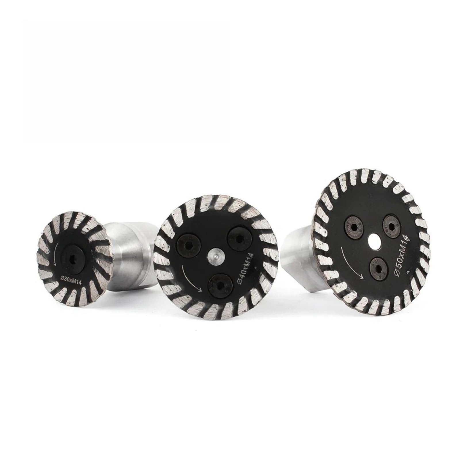 tarcze tnące do metalu, 30/40/50mm tarcza diamentowa z odłączanym kołnierzem M14 5/8-11 tarcza tnąca do grawerowania, rzeźbienia w betonie, granicie i piaskowcu (50MM, gwint 5-8-11)