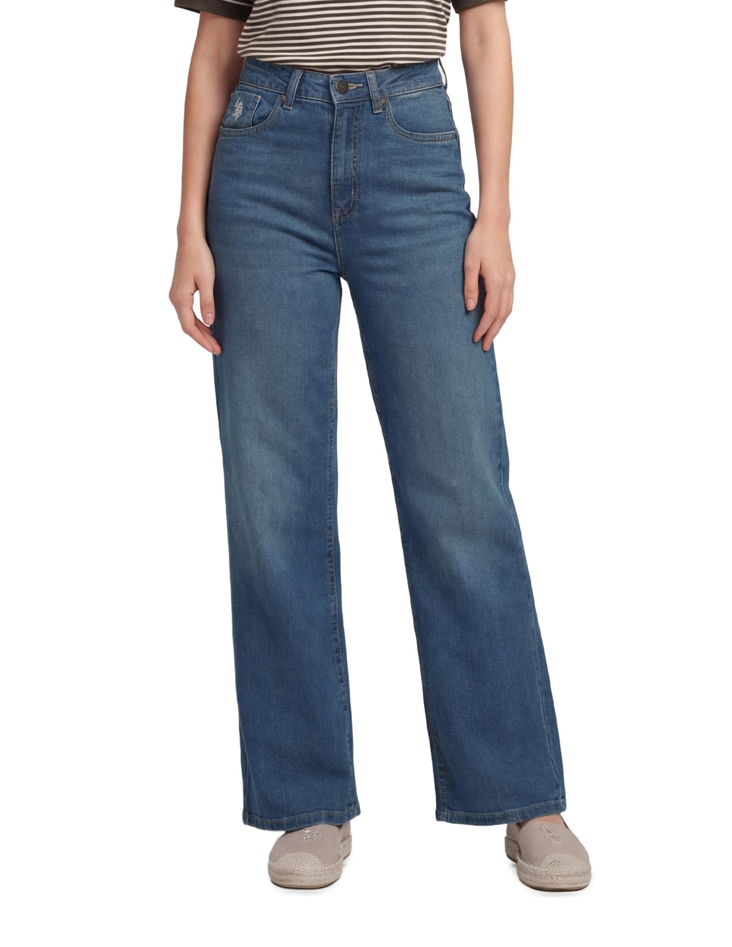 u.s. polo assn. High Rise Wide Leg fit Jeans-picture-28