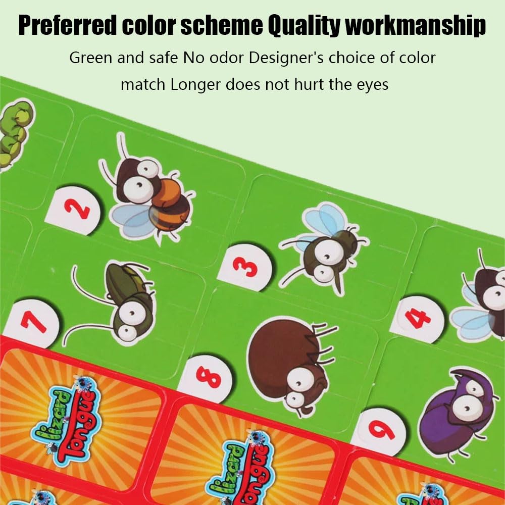 Kaufe TikTok Lustiges Spielzeug Frosch Eidechse Maske Züngelnde Zunge Leckkarten Brettspiele Eltern-Kind Party Antistress Desktop Puzzle Spielzeug Zum Preis Ab 6.88