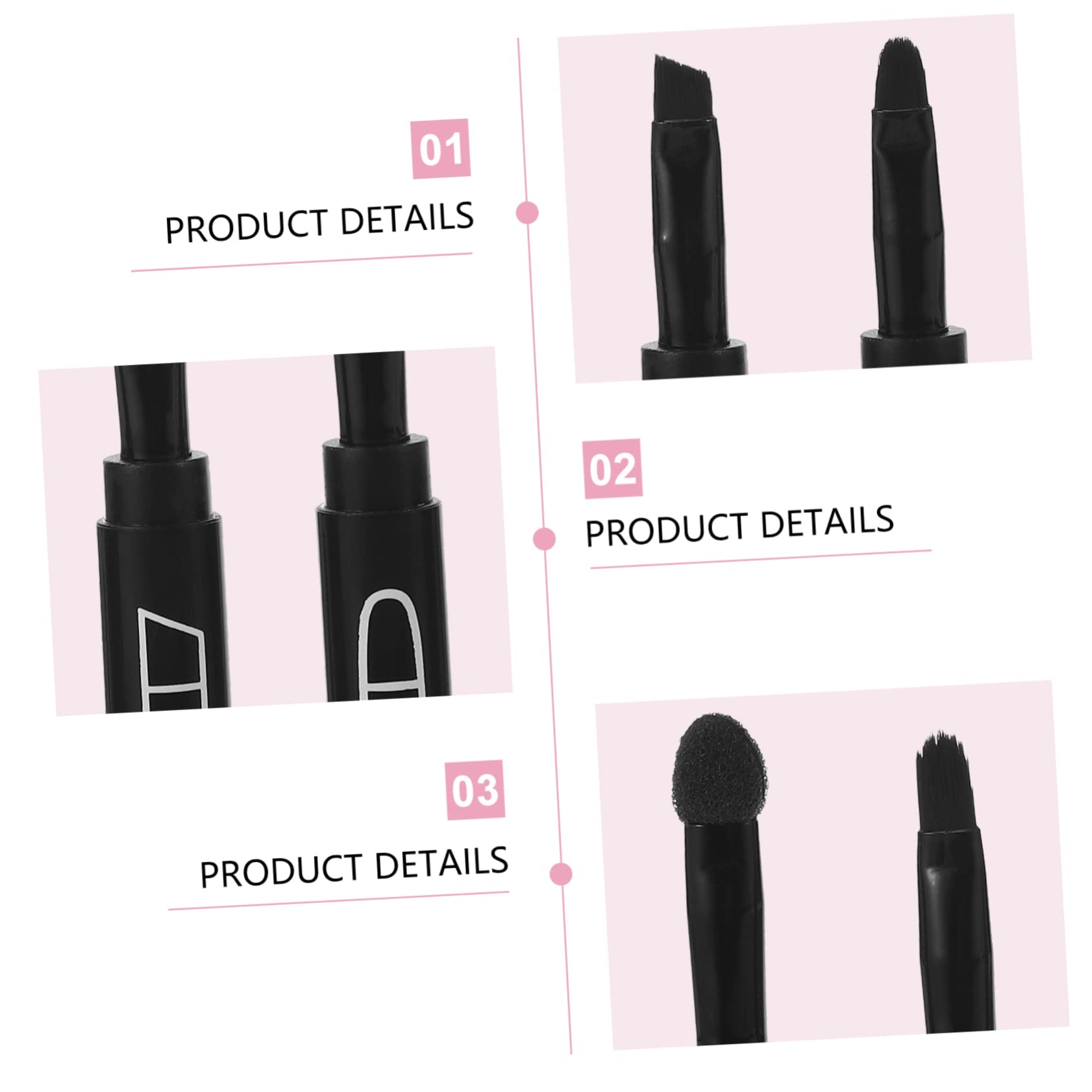 SHERCHPRY Multifunctional Makeup Brush for Portable Eyeshadow Eyeliner and Eyebrow Application present for Makeup Lovers Creative Design for Looks