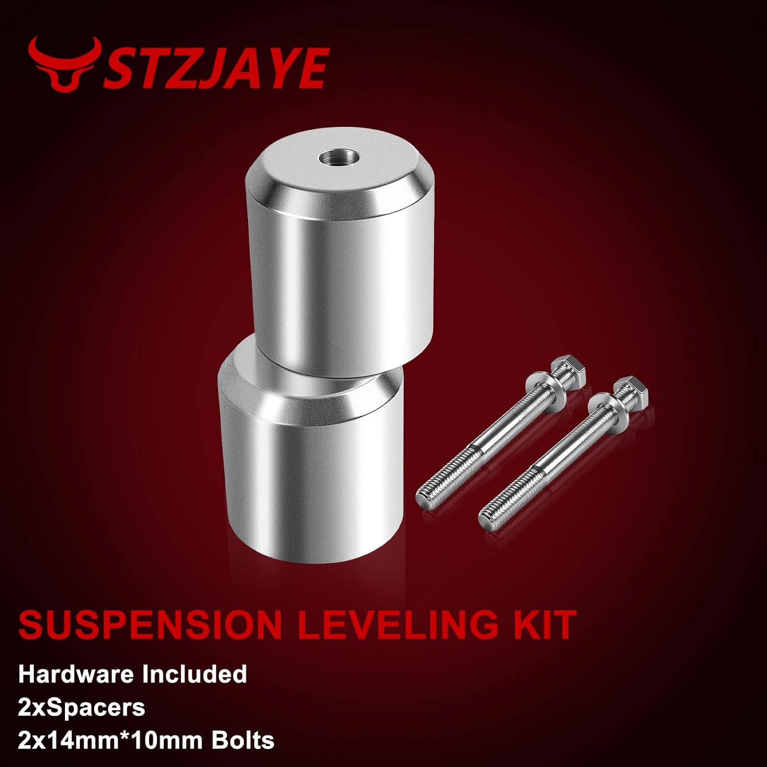 3in Leveling Kit Front Coil Spring Suspension Lift Strut Spacers Compatible with 2005-2023 Ford F250 F350 F450 Super Duty 4WD