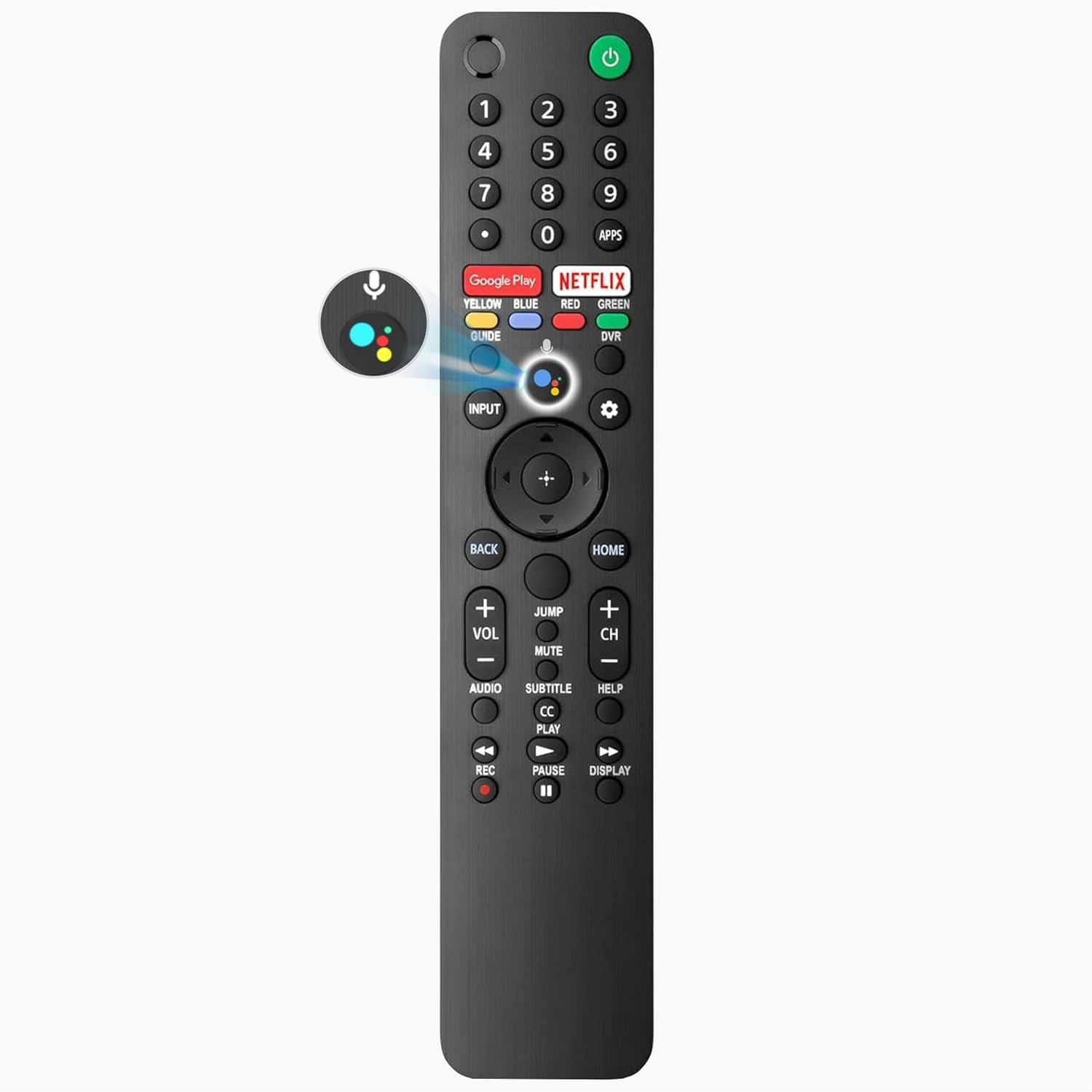 for Sony TV Remote Replacement with Voice Control, for All 2019-2025 Sony Bravia Smart TV XR/XBR/KD/K Series 4K LED OLED Google/Android TVs. 1-Year Full Warranty Remote Sony Bluetooth