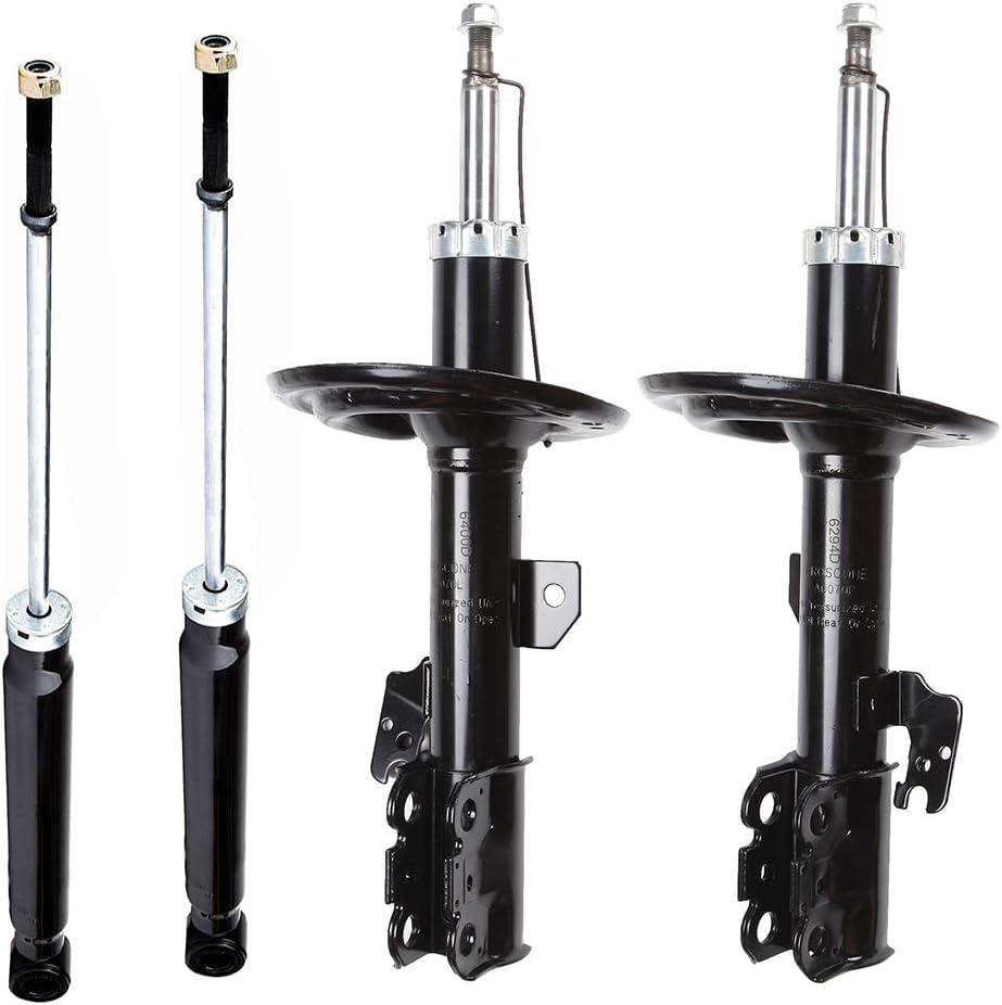 SCITOO 4Pcs Front Rear Shock Absorbers Shocks Struts for 2006-2010 for Toyota Sienna 339101 339100 344308