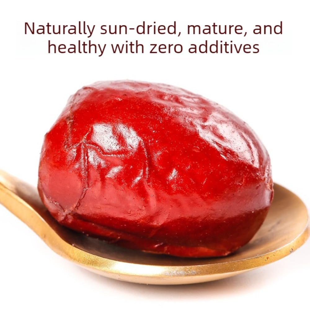 Dátiles prémium deshuesados y pelados, 500 g de azufaifa sin lavado, dulce y regordete natural, 0 aditivos (fechas picadas, 500 g)