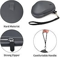 Vista 4 de Estuche rígido de transporte para Logitech MX Master 4 / MX Master 3S / 3 / 2S Ratón inalámbrico avanzado Ratón inalámbrico, portátil de viaje Gris