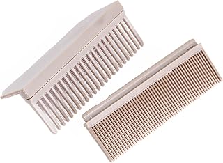 Barberrätningskam, plattjärnskam Effektivt verktyg för plattning av hår | Plattjärn Delad design Tät kamtänder Kompakt storlek Effektiv design Hårstyling för hemresor Skönhetssalong Hemresor skönh