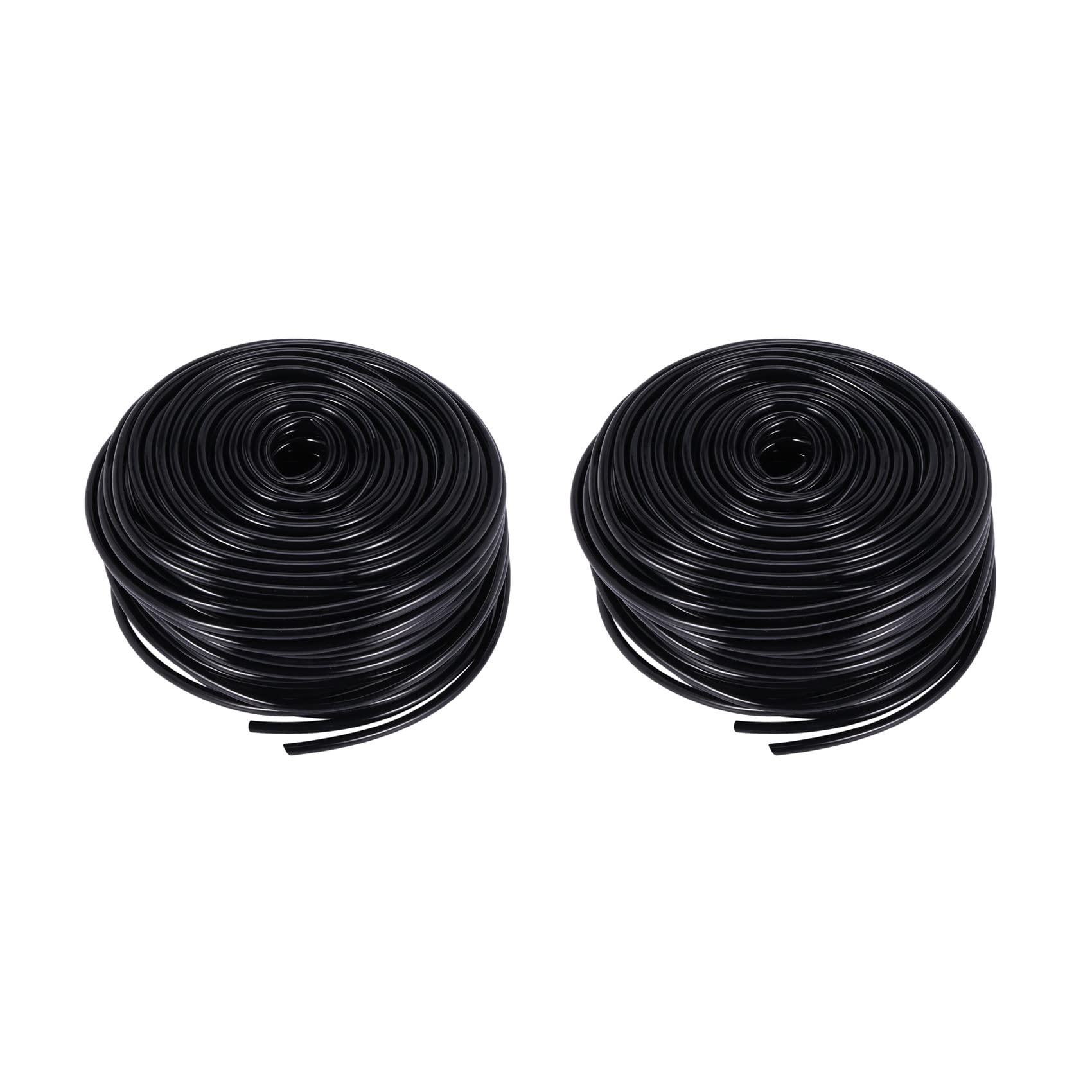 Jnchdghwa Black 2X 200Ft 1/4 Inch Blank Distribution Tubing Drip Irrigation Hose Garden Watering Tube Line