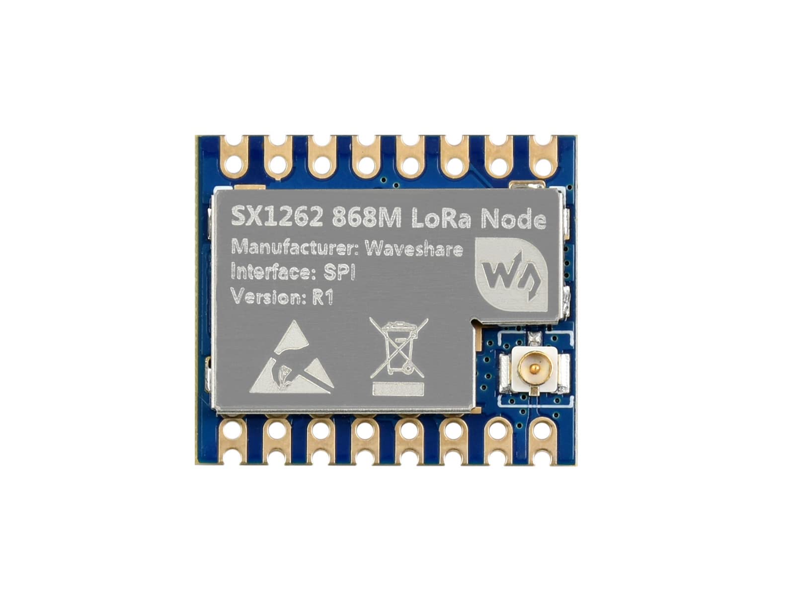 Waveshare Core1262-868M LoRa Module, EU868 Band, Long Range, High Anti-Interference, Construction LoRa Network with Gateway & Server — view 6
