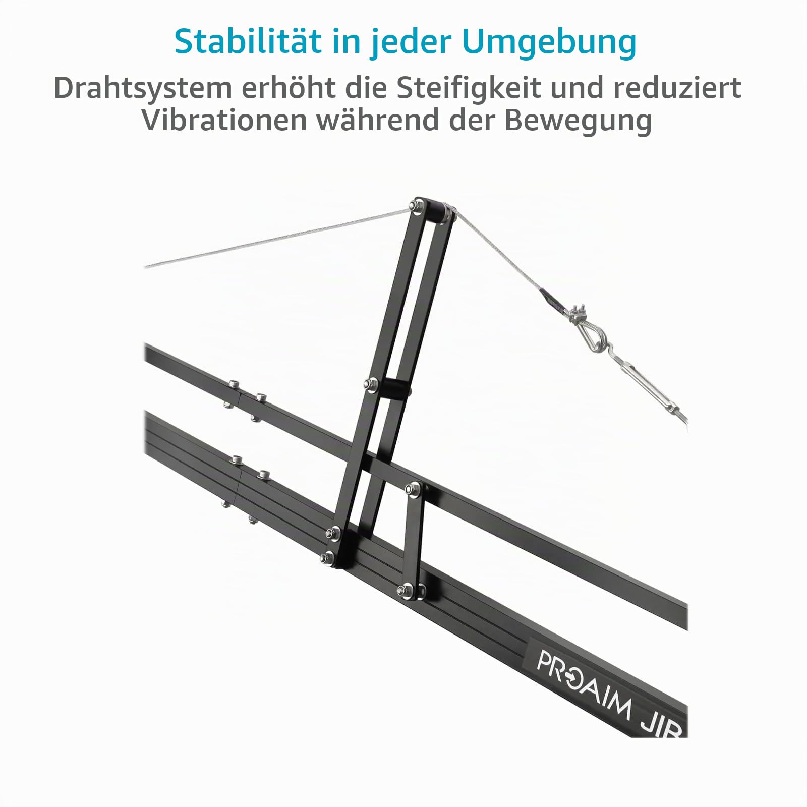 Proaim 14-Fuß-Kamera Crane Jib Arm für 3-Achsen-Gimbals, Pan-Tilt & Fluid Head. Für DSLR-Videokameras bis zu 8 kg /17,6 lb (P-14)