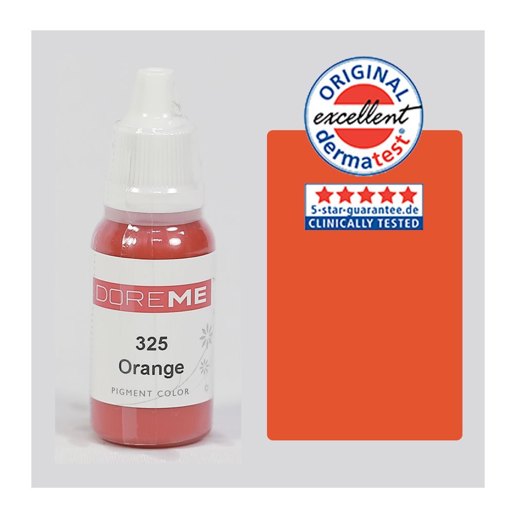 Doreme Orange Professional Permanent Makeup Pigment Tattoo Ink Set Microblading Micropigmentation Lips