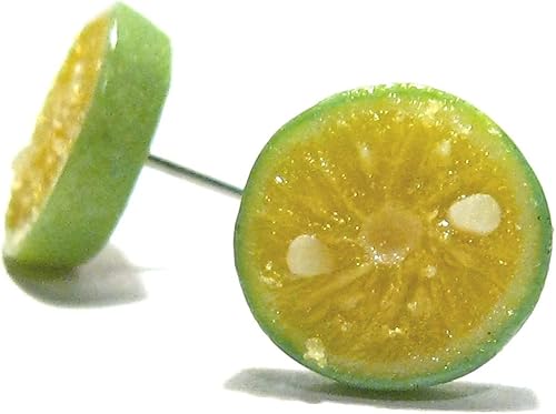 Miniatura 6 de Pendientes Calamansi Lime Stud - Tiny Food Jewelry