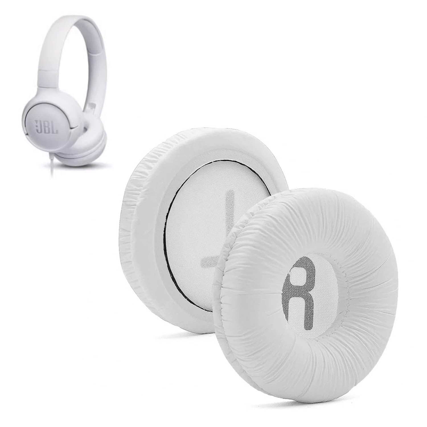 INF Wymienne nauszniki i pałąk do JBL T450/T500 BT, Tune600, 510BT, JR300, ergonomiczna konstrukcja, łatwa instalacja, izolacja i komfort