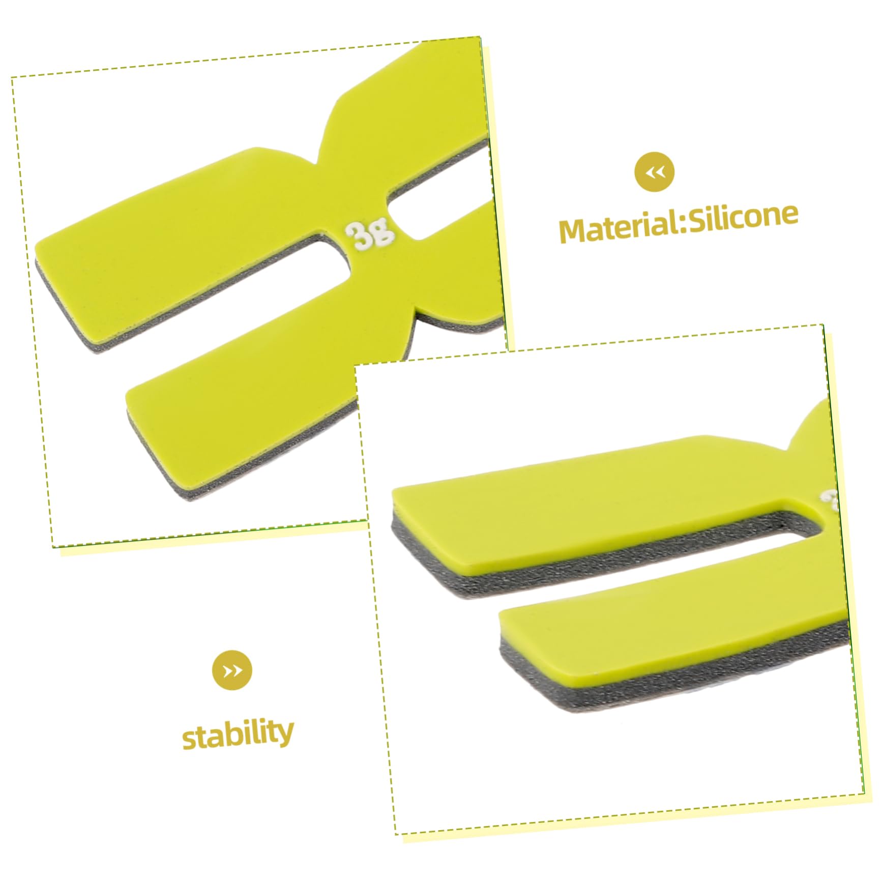 Balacoo Tennis Racket Supplies Weighted Pad Silicone Disc for Swing Power Increase