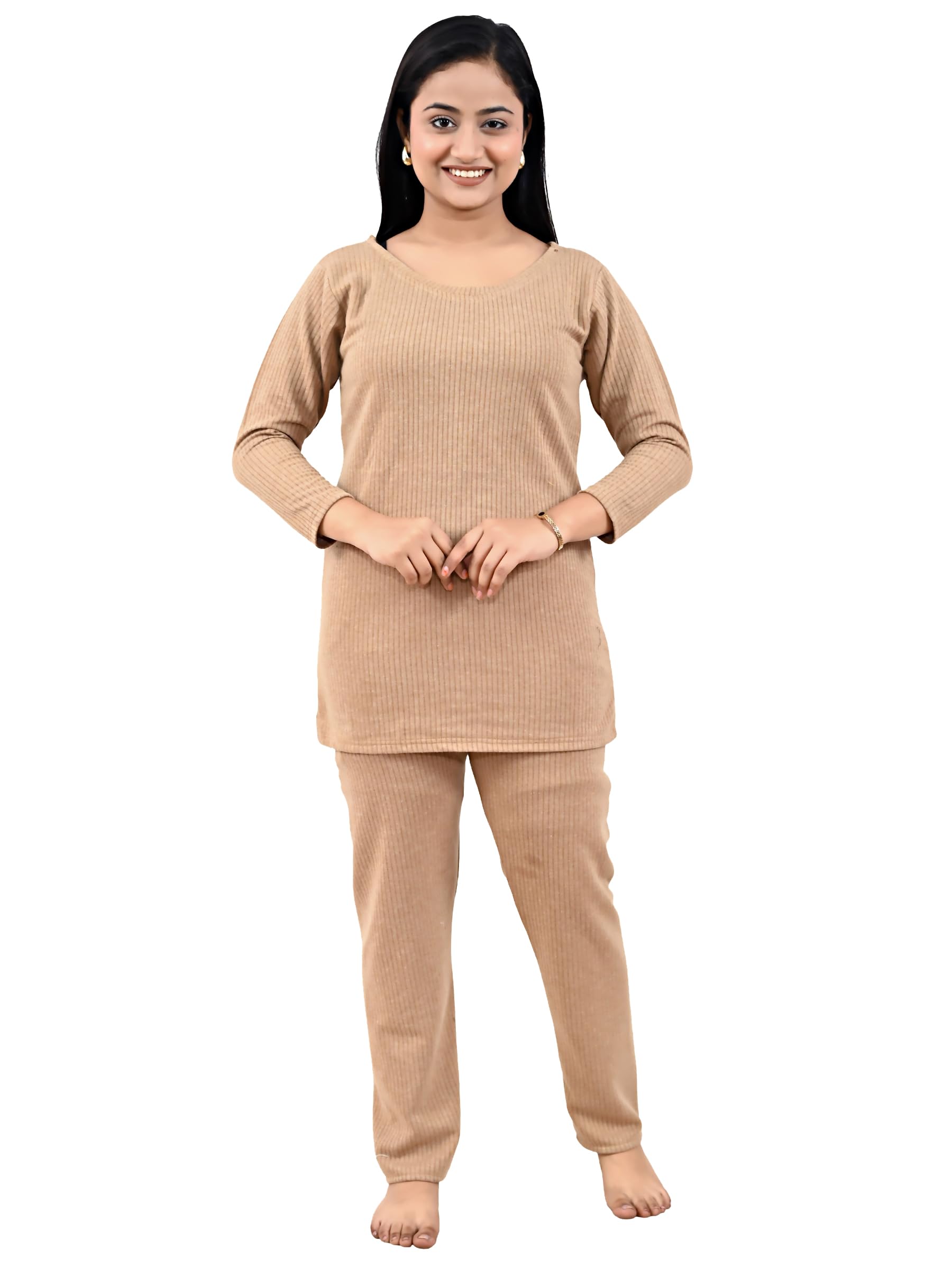 Fit Thermal Set | Ladies Iner Top and Lower Set | Thermal Top and Lower Set-image-32
