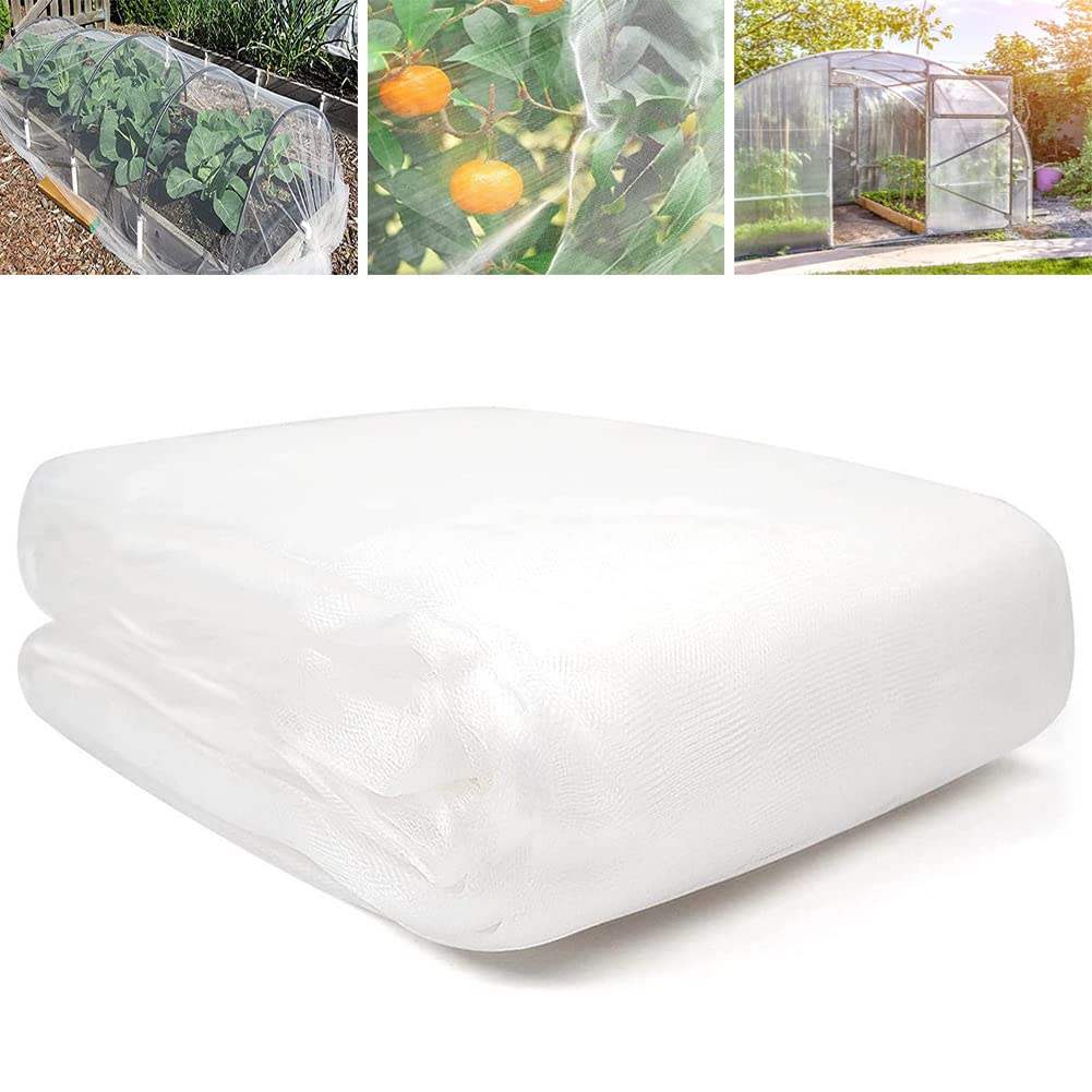 Rete Anti Insetti 3 x 10m per Piante e Orto 1mm Maglia Fine di Protezione Vegetale Reti Protettive da Giardino