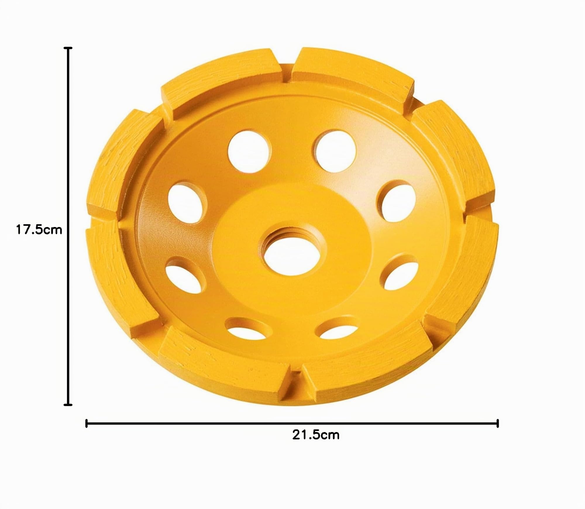 DeWalt DT3795-QZ - Disco singolo a tazza filettata M14 da 125 mm, nero