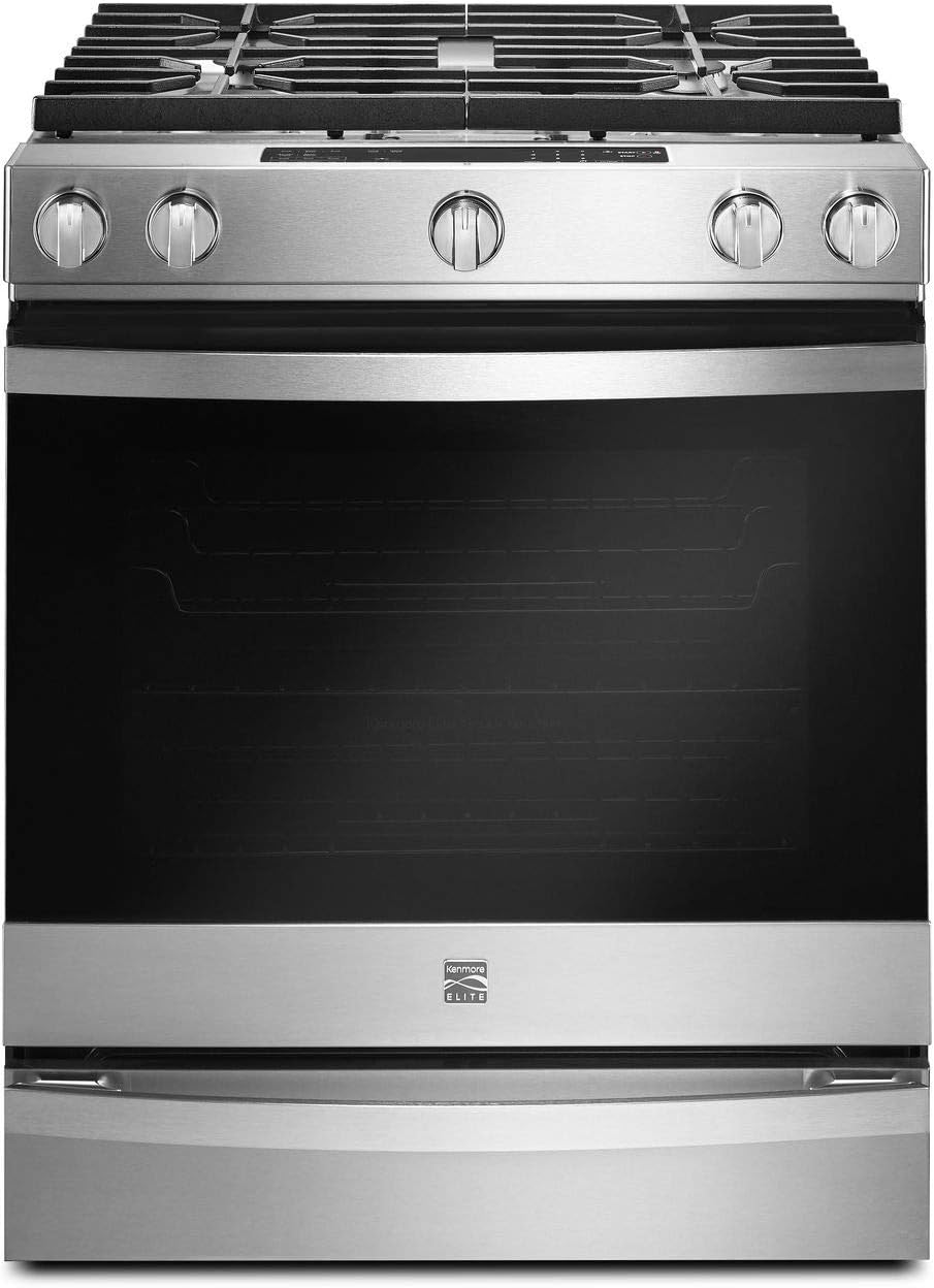 Kenmore Elite 75223 30" Gas Range, Stainless Steel