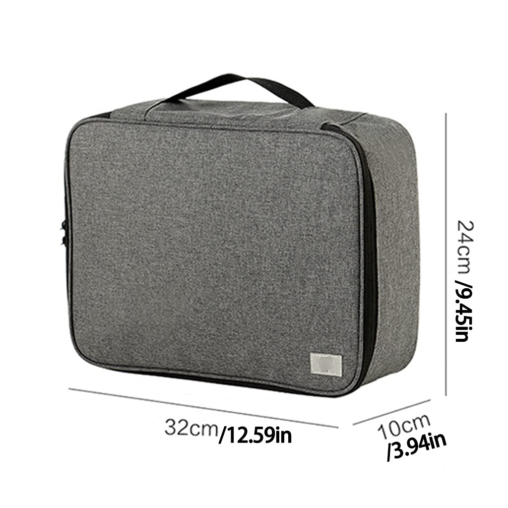 Portadocumenti Impermeabile, Borse Portadocumenti, Borsa Portadocumenti Impermeabile, Borsa Portadocumenti Portatile da Viaggio per la casa per Laptop, Documenti, certificati, Regali per Lui