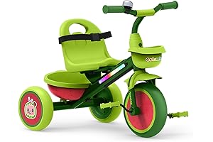Jetson Cocomelon Light-Up Trike for Ages 2-4, Perfect for Cocomelon Fans
