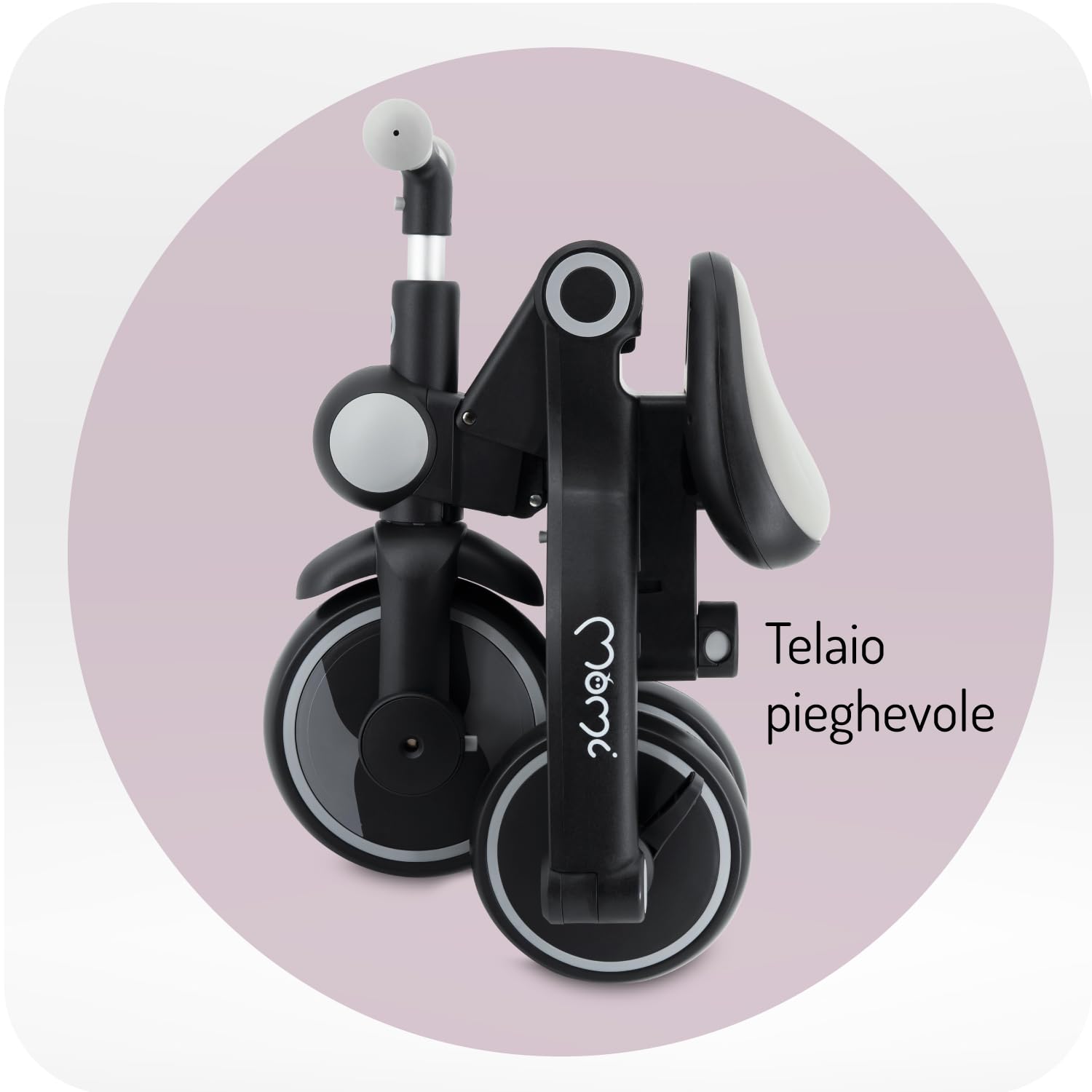 MoMi Solivia Triciclo Evolutivo 4 in 1 per Bambini da 12 mesi, fino a 25 kg