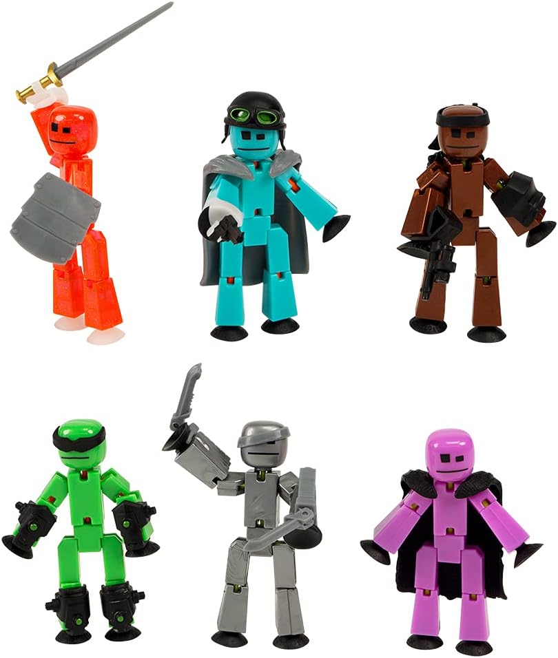 StikBot Off The Grid 6 Pack Action Figure Set
